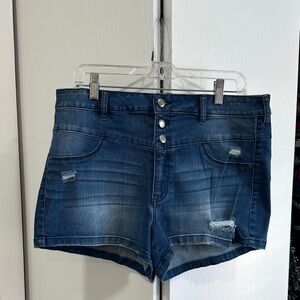 Denim Blue Women's Shorts